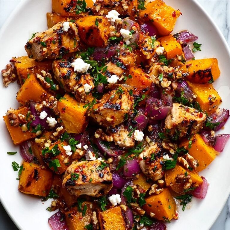 Maple Roasted Pumpkin with Feta, Walnuts, and Chili Recipe