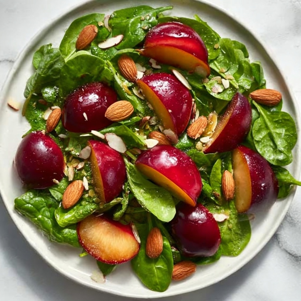 French Green Beans with Peach, Basil, and Almonds Recipe - Recipe Image