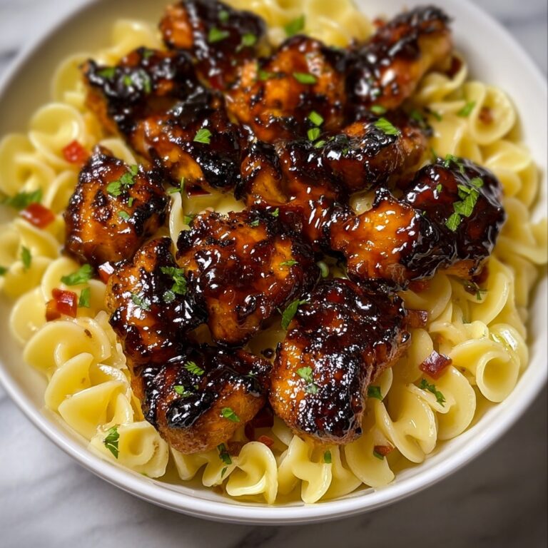 Sweet and Spicy Honey Pepper Chicken with Creamy Macaroni and Cheese Recipe