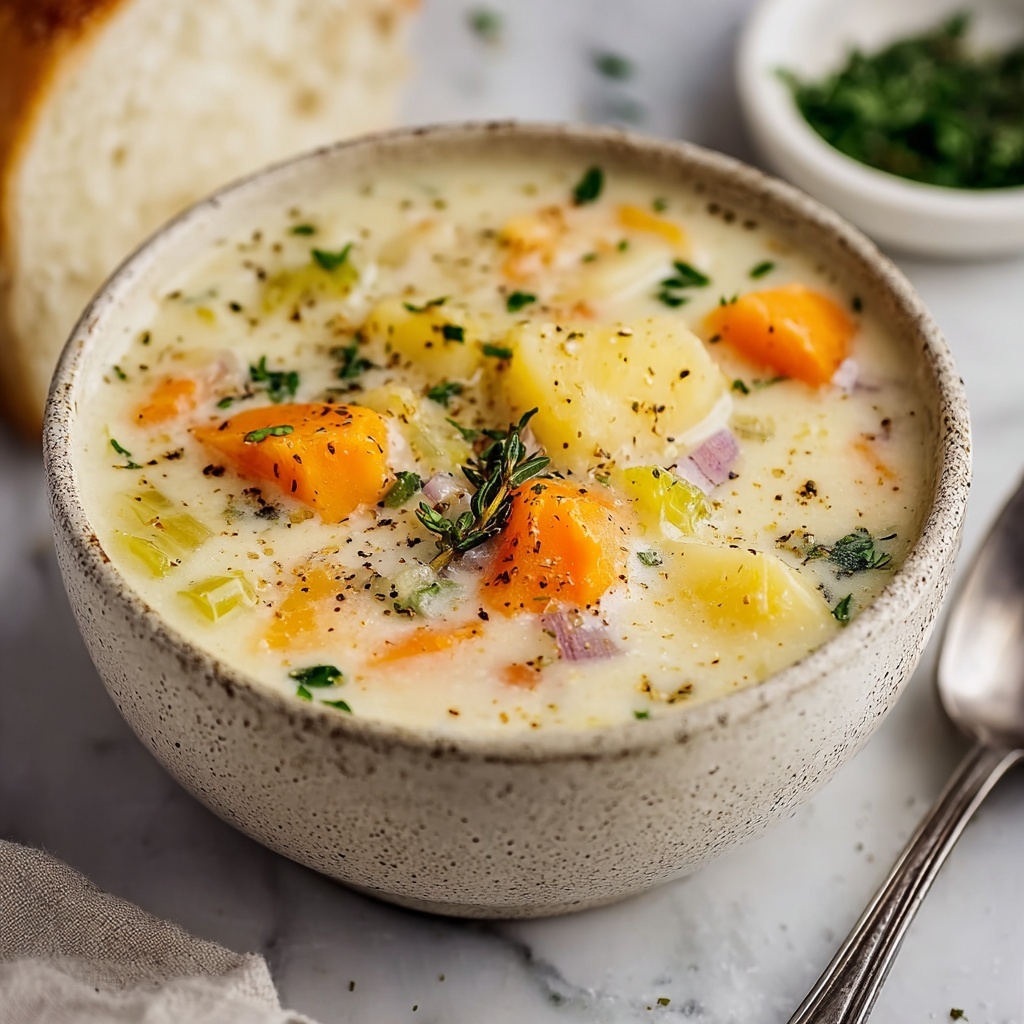 Creamy Vegetable Soup Recipe - Recipe Image
