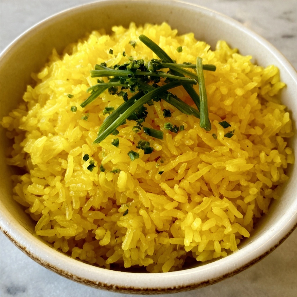 Easy Turmeric Rice Recipe - Recipe Image