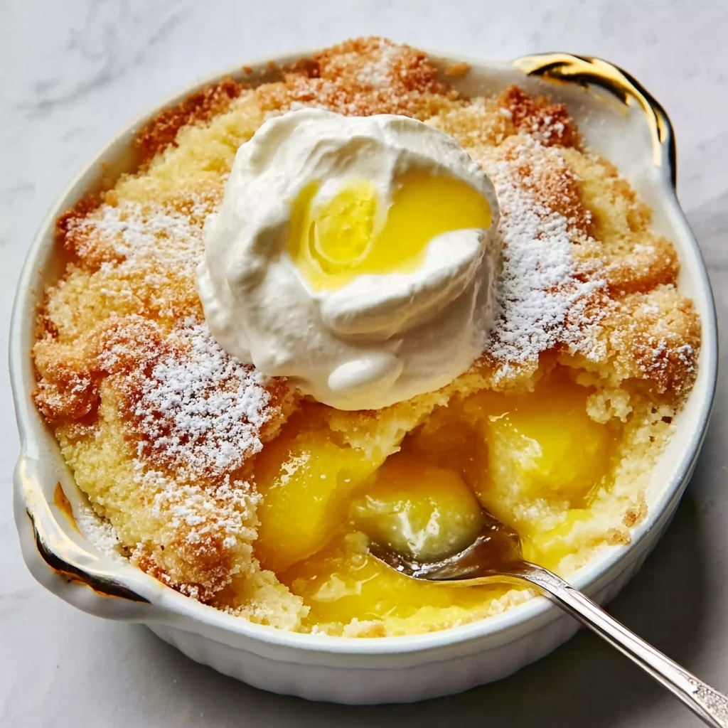 Magic Lemon Cobbler Recipe - Recipe Image