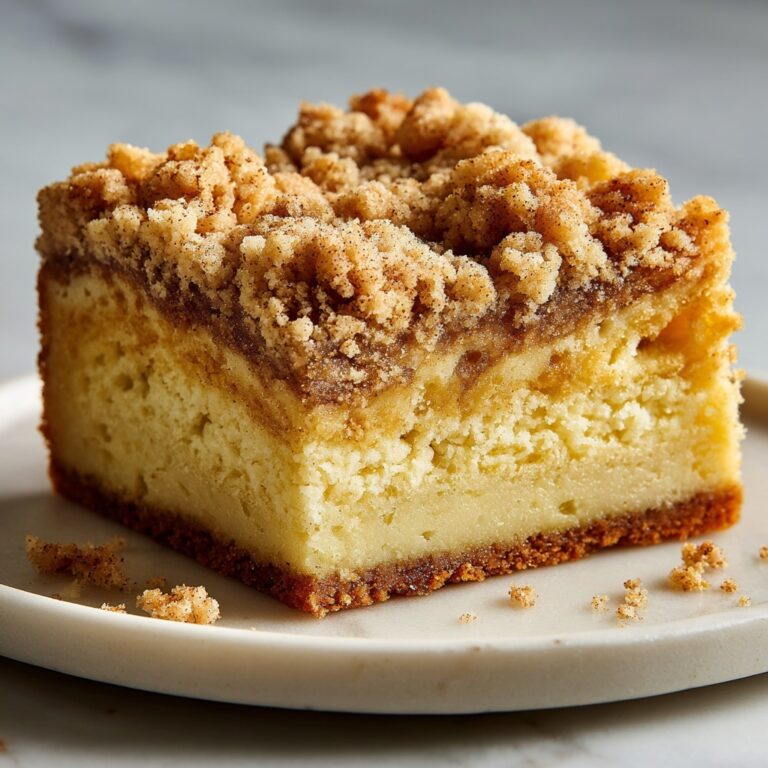Cinnamon Coffee Cake with Crumb Topping Recipe