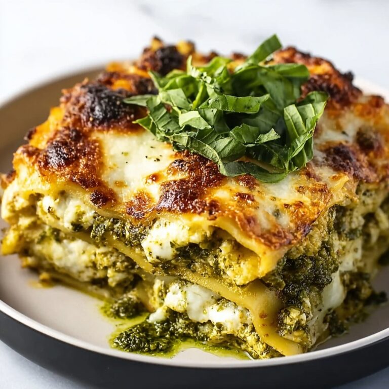 Skillet Veggie Pesto Lasagna Recipe
