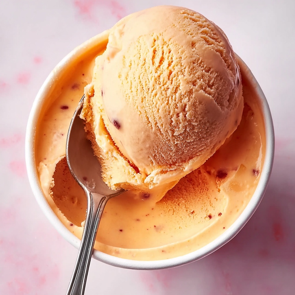 The Best Peach Sorbet Without Ice Cream Maker Recipe - Recipe Image