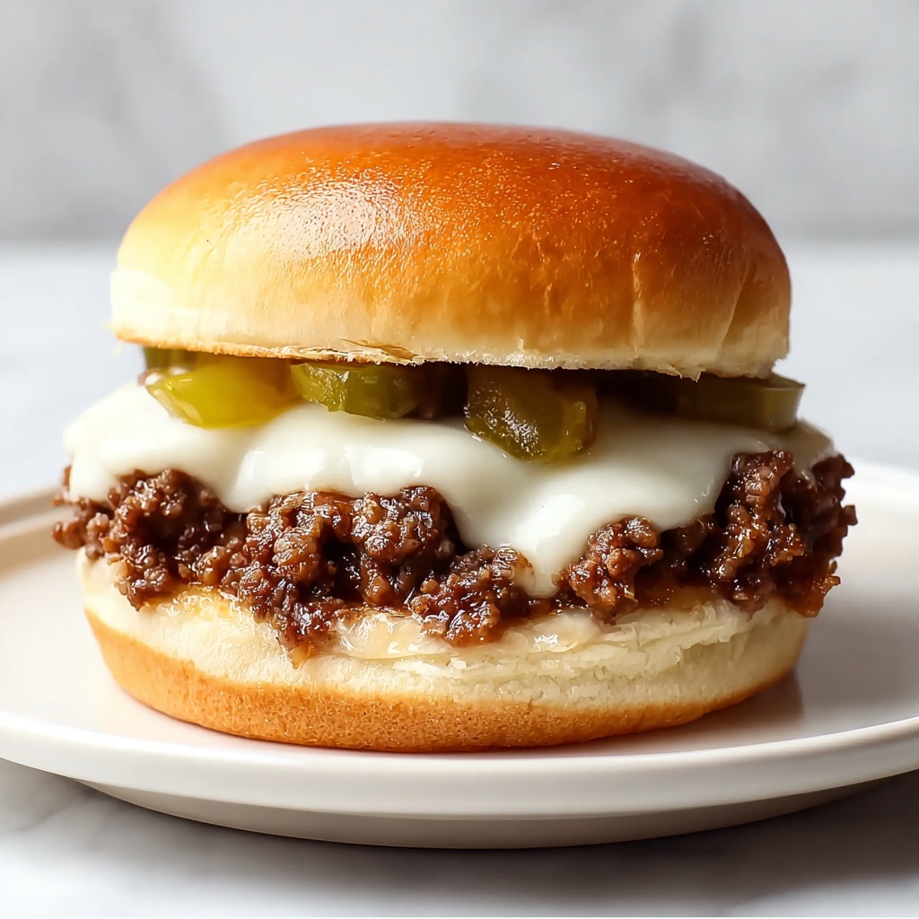 Cheesesteak-Inspired Sloppy Joes Recipe - Recipe Image