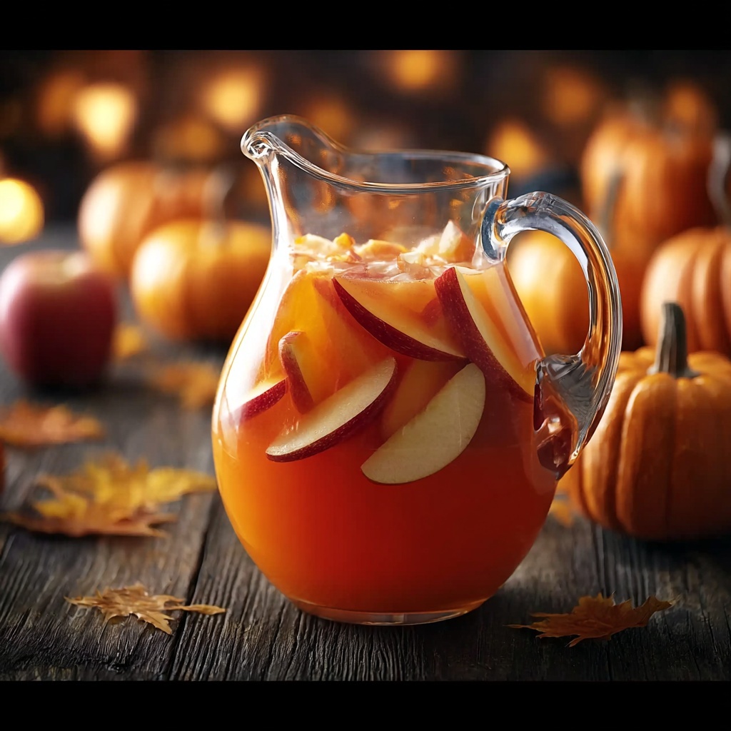 Fall’s Best Pumpkin Spice Fireball Sangria Recipe - Recipe Image