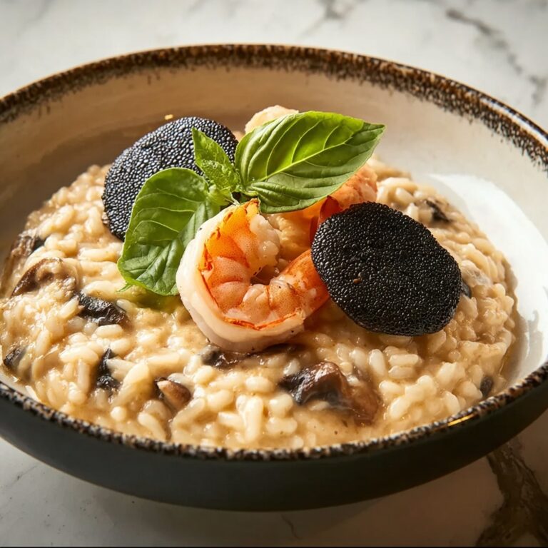 Morel Mushroom and Prawn Risotto Recipe