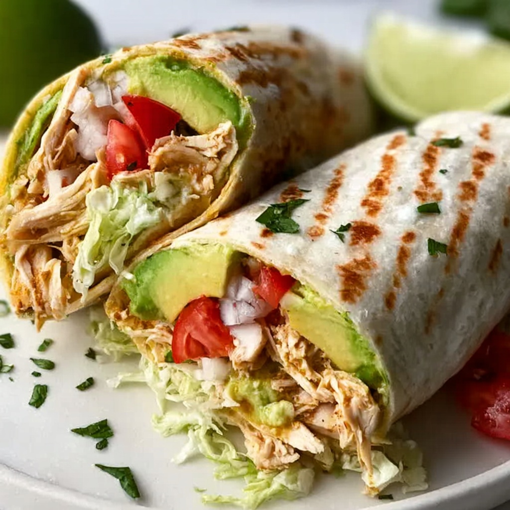 Chicken Avocado Ranch Burritos Recipe - Recipe Image