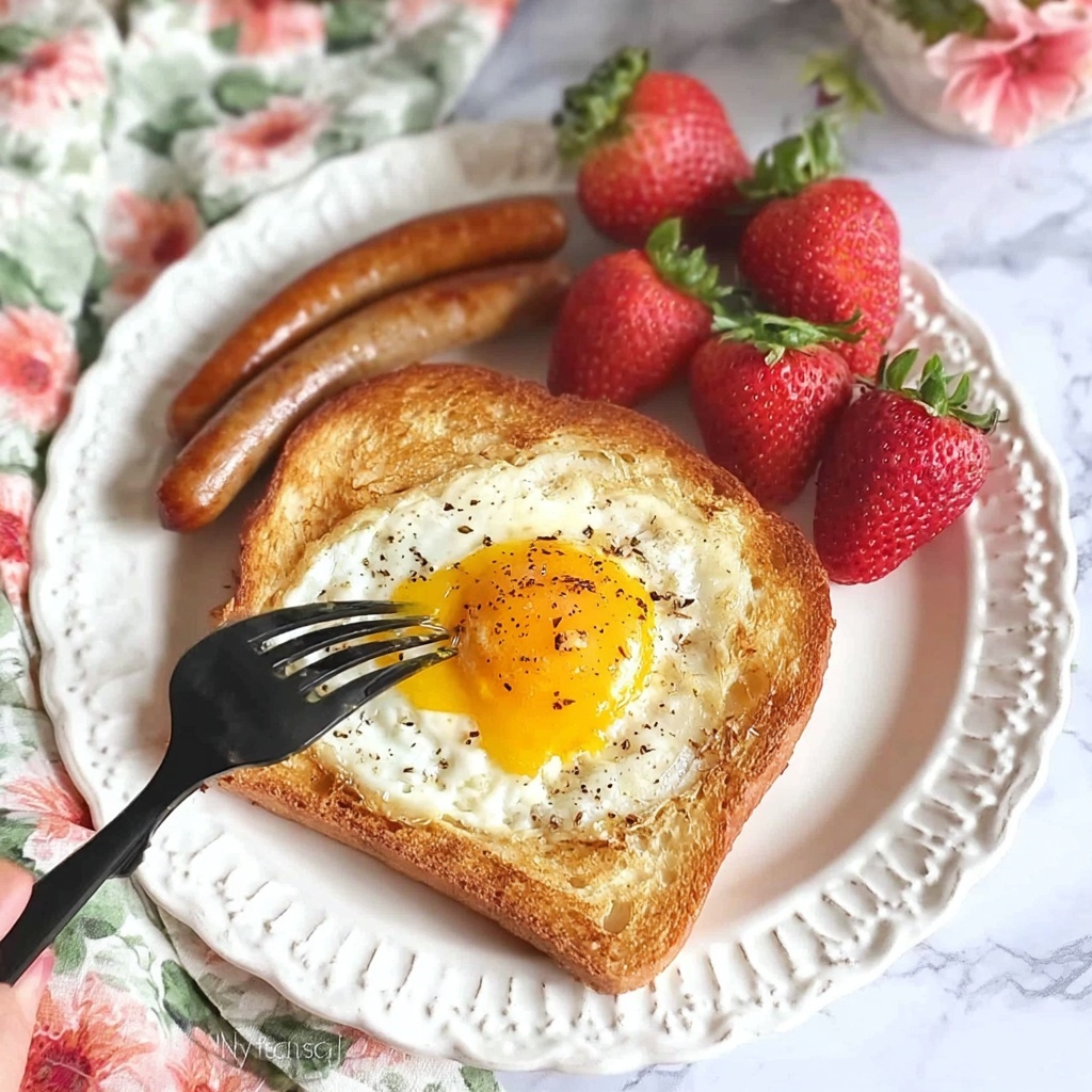 Air Fryer Egg Toast Recipe - Recipe Image