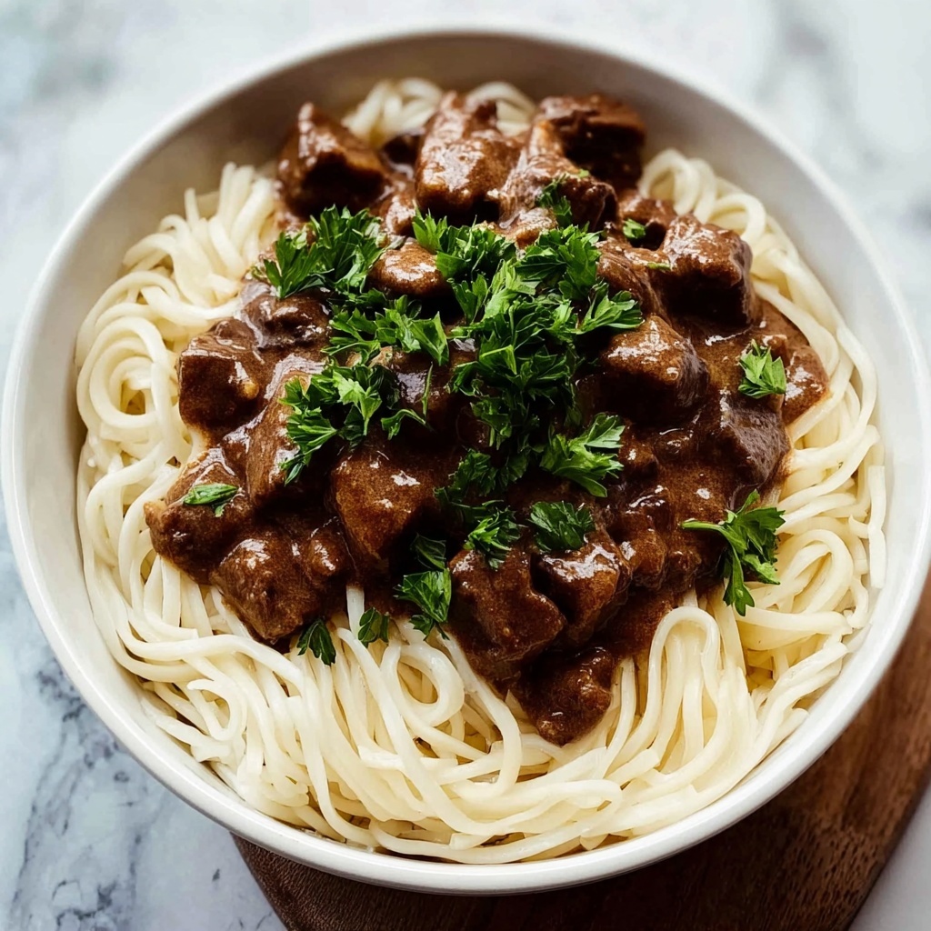 Slow Cooker Beef Stroganoff Recipe - Recipe Image