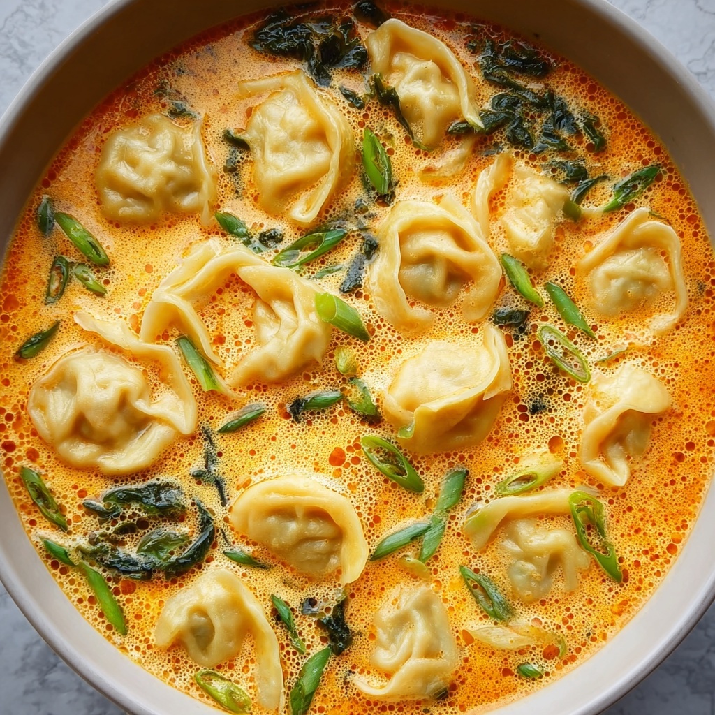 Thai Red Curry Dumpling Soup Recipe - Recipe Image