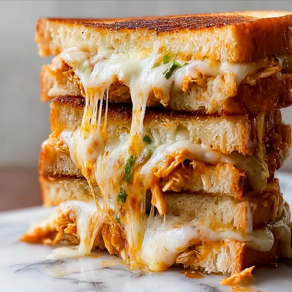 Irresistible Chicken Parmesan Grilled Cheese Sandwich Recipe - Recipe Image