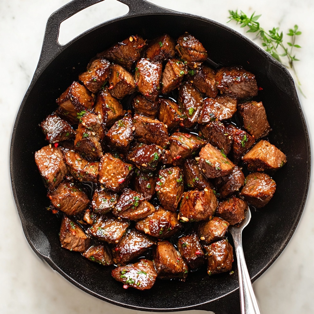 Garlic Butter Steak Bites Recipe - Recipe Image