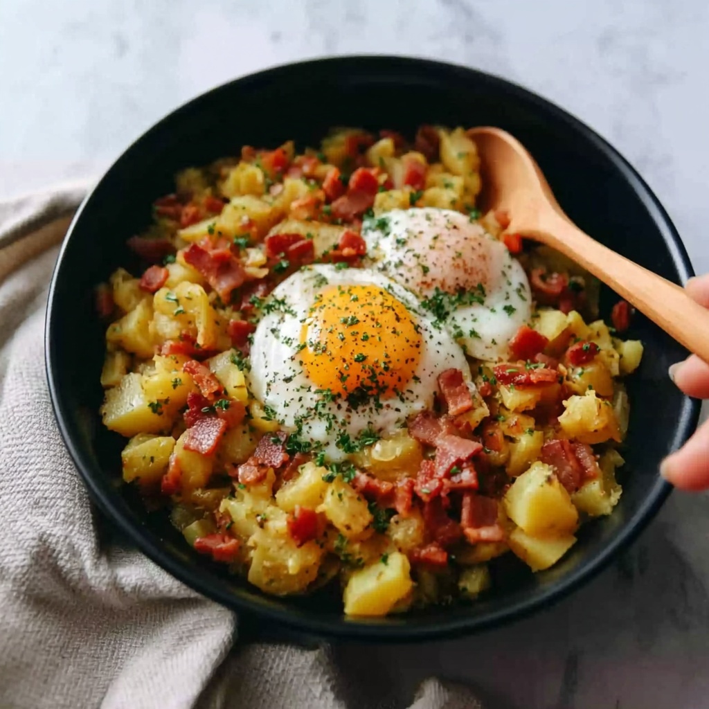Potato Egg Scramble Recipe - Recipe Image