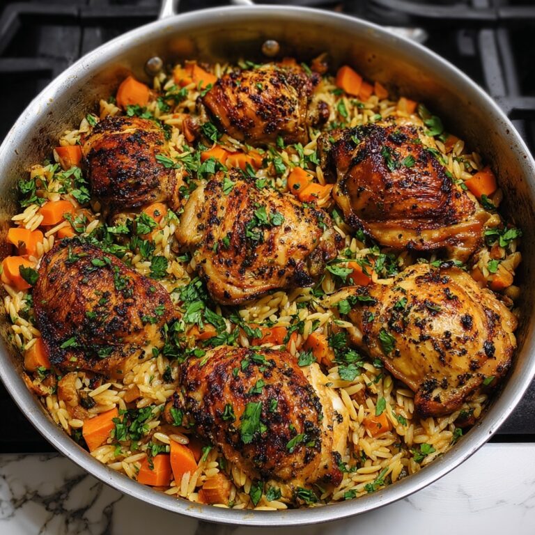 One Pot Chicken and Orzo Recipe