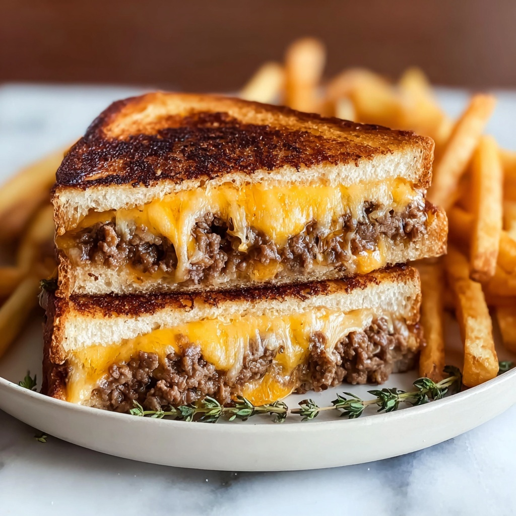Irresistible Best Patty Melt Ever with Cheesy Goodness Recipe - Recipe Image