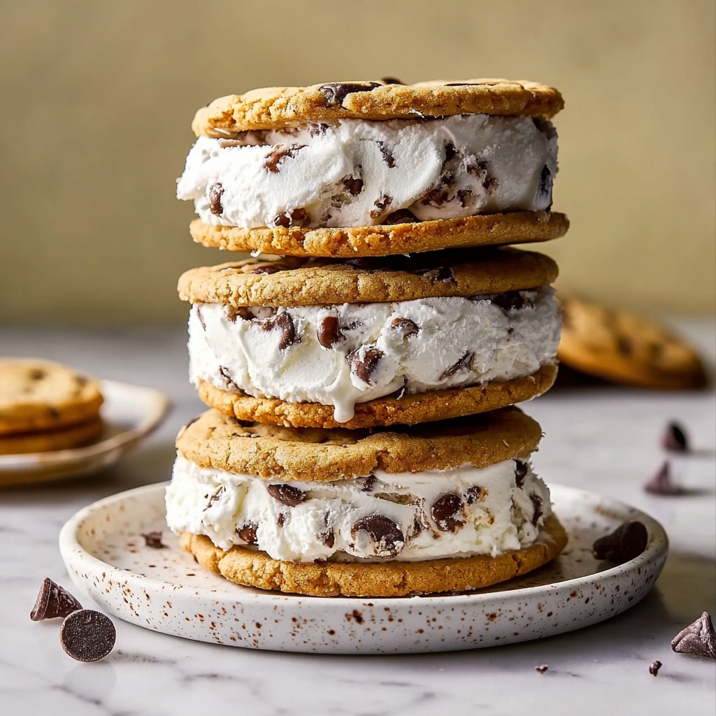 Cookie Ice Cream Sandwiches (Homemade Chipwich) Recipe - Recipe Image
