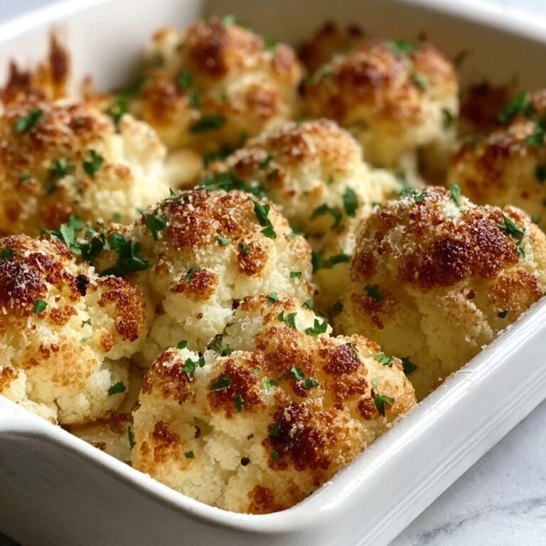 Baked Cauliflower with Parmesan and Herbs Recipe