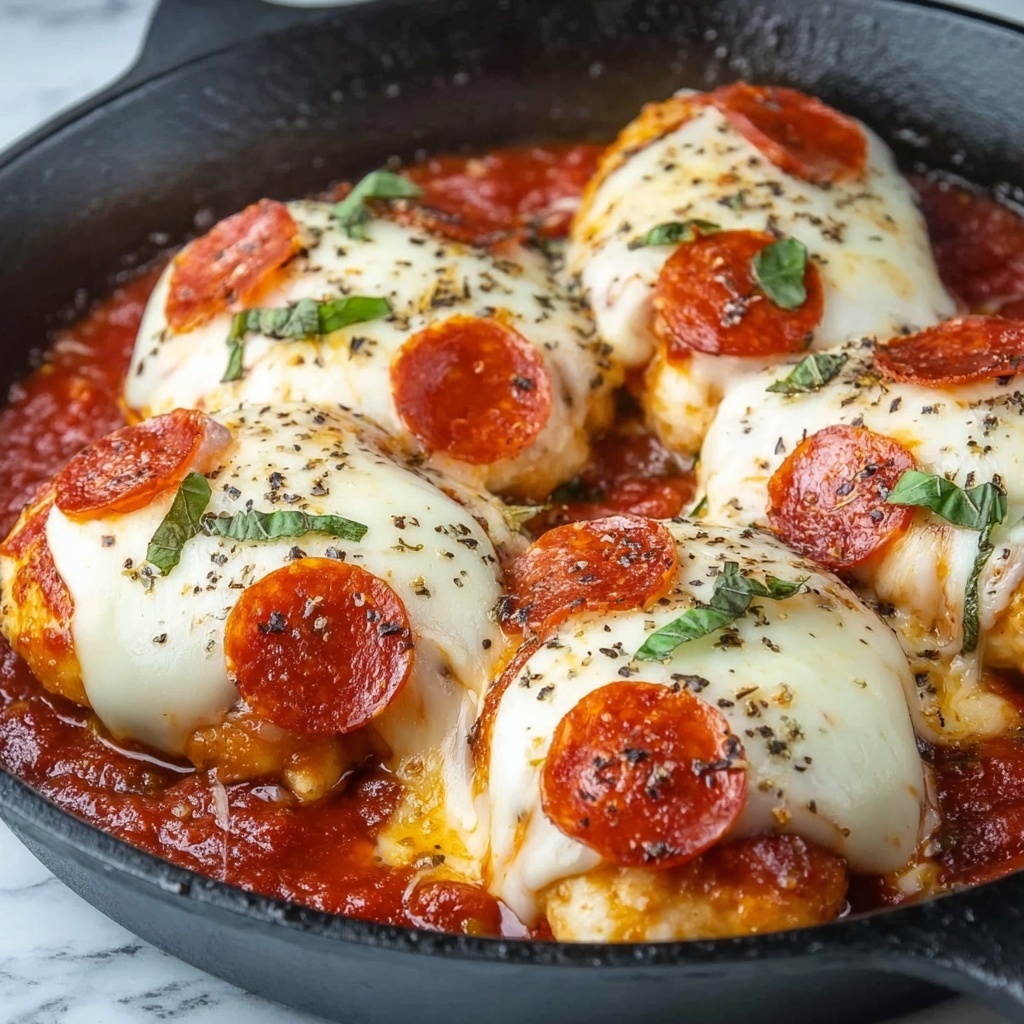 Skillet Pizza Chicken Recipe - Recipe Image
