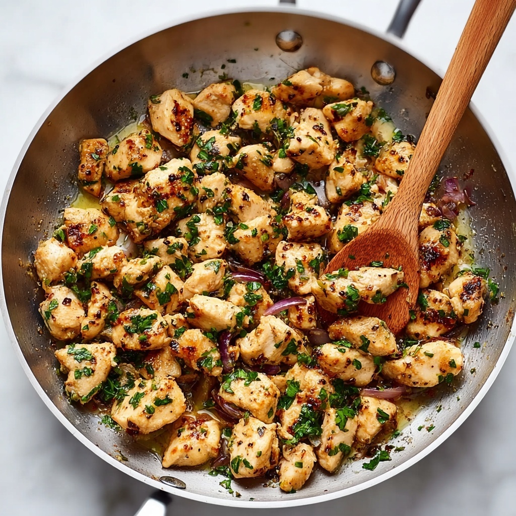 Garlic Butter Chicken Bites Recipe - Recipe Image