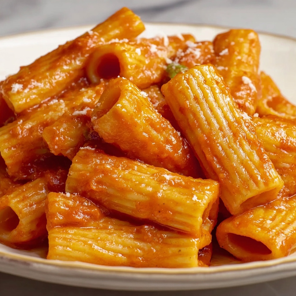 Delicious Spicy Rigatoni Pasta Recipe - Recipe Image