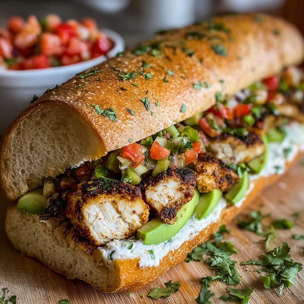Flavor-Packed Chicken Torta Sandwich Recipe - Recipe Image
