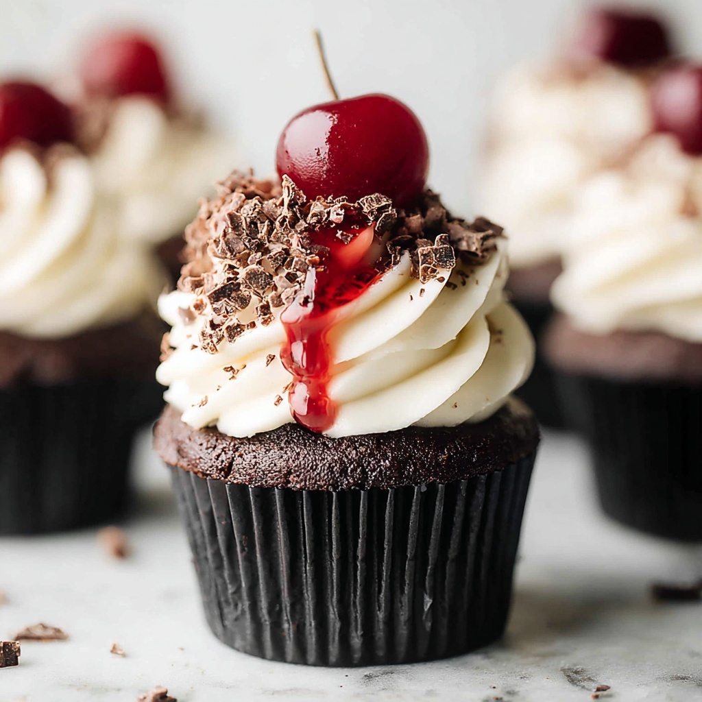 Vegan Black Forest Cupcakes Recipe - Recipe Image