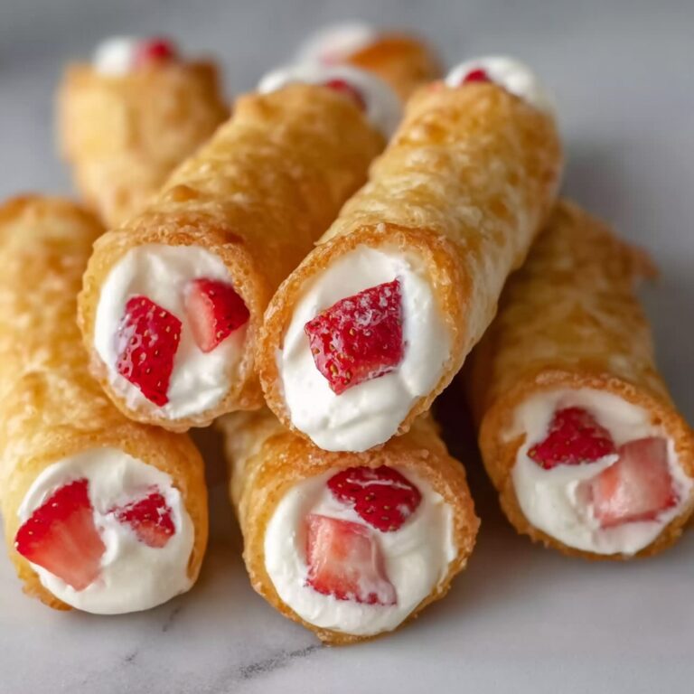 Strawberry Cheesecake Eggroll Bites Recipe