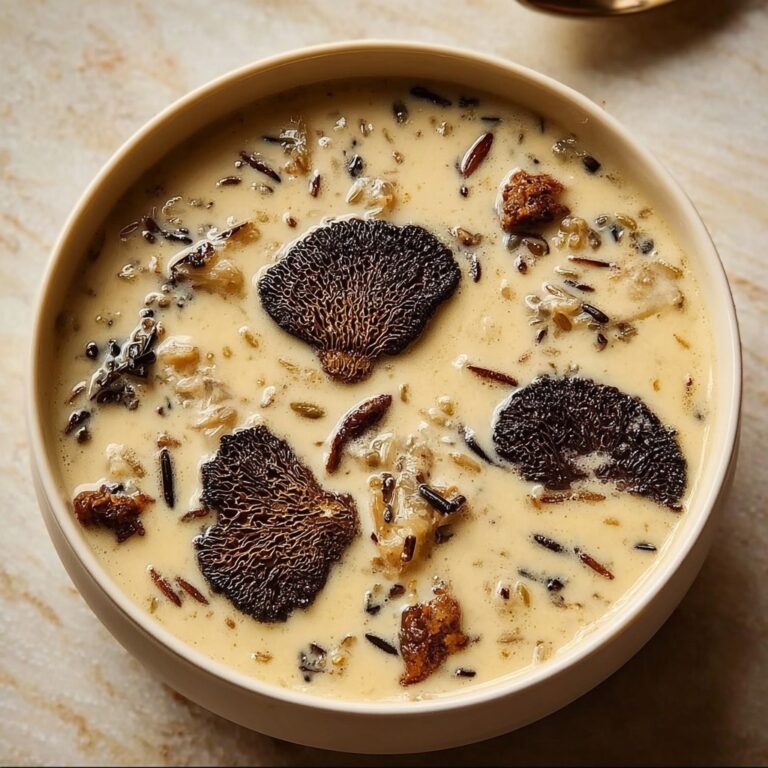 Wild Rice and Morel Mushroom Soup Recipe