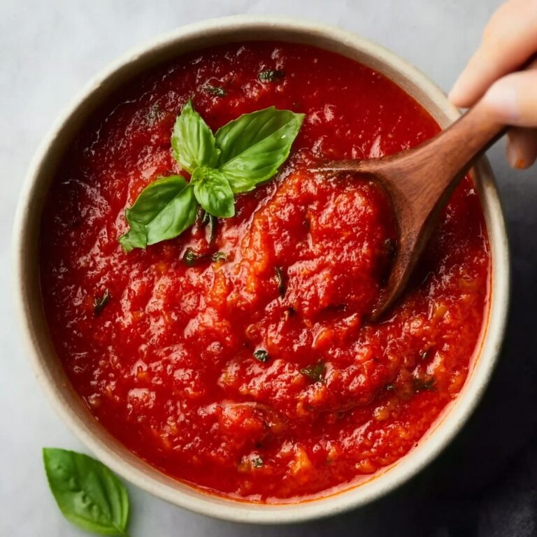 Homemade Fresh Tomato Sauce Recipe