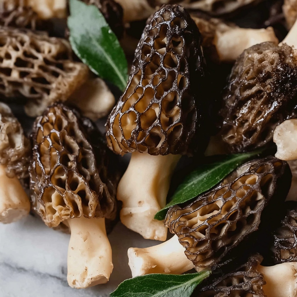 Sautéed Morel Mushrooms with Butter and Garlic Recipe - Recipe Image