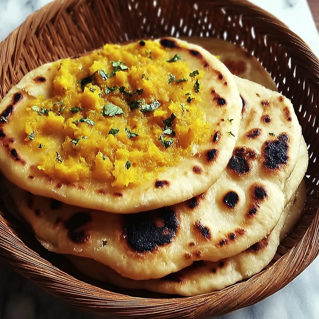 Easy Aloo Pyaz Naan Recipe: Fluffy Spiced Potato Delight Recipe - Recipe Image