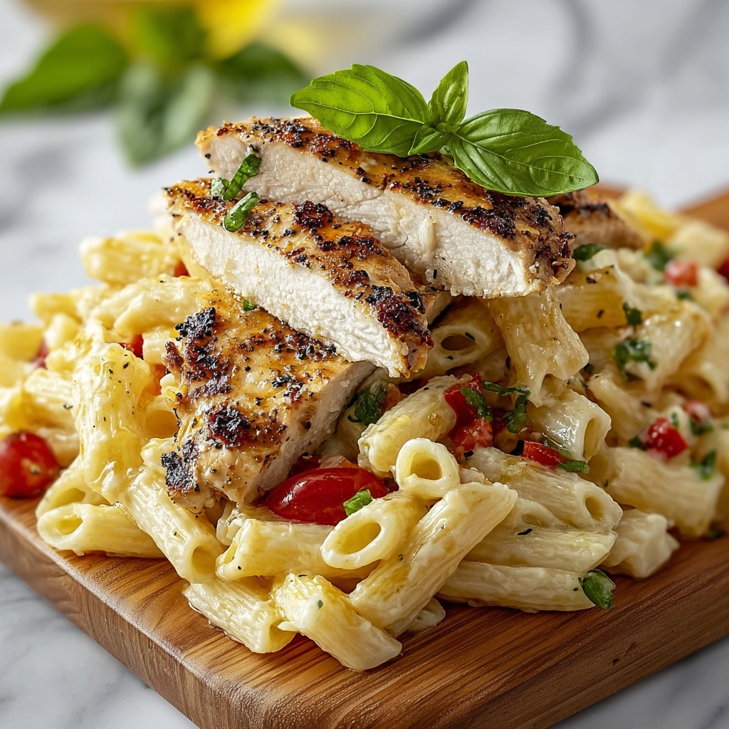 Best Honey Pepper Chicken Panini Pasta Recipe - Recipe Image