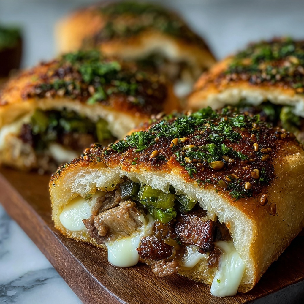 Philly Cheesesteak Stromboli Recipe - Recipe Image