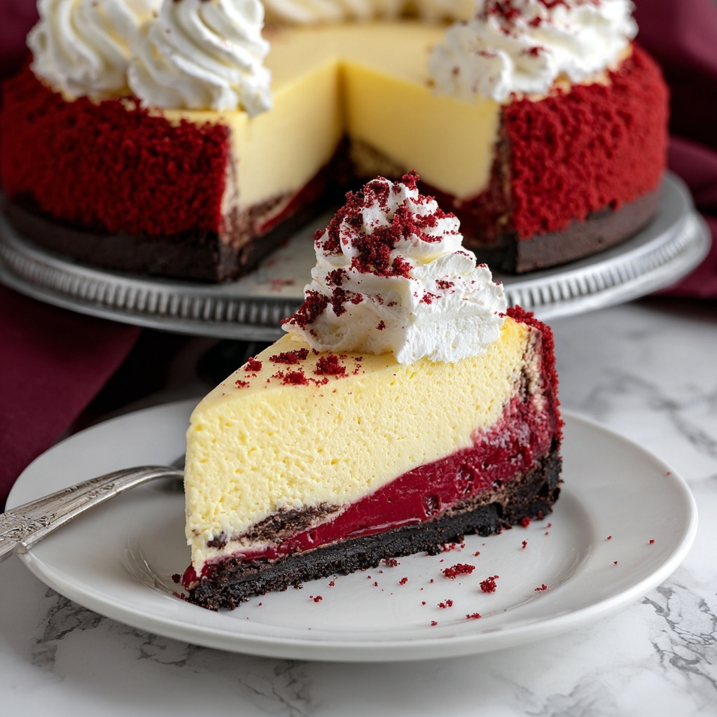 Red Velvet Cheesecake Recipe - Recipe Image