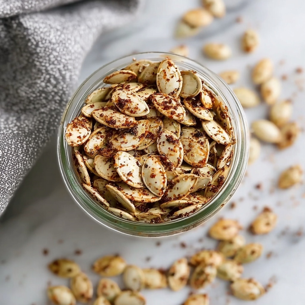 Chili Roasted Pumpkin Seeds Recipe - Recipe Image