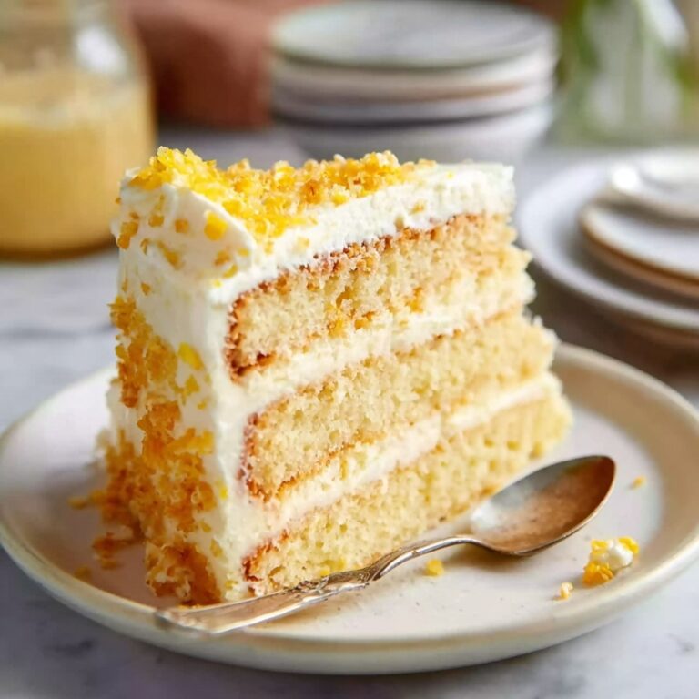 Layered Cornbread Cake with Whipped Honey Butter Frosting Recipe