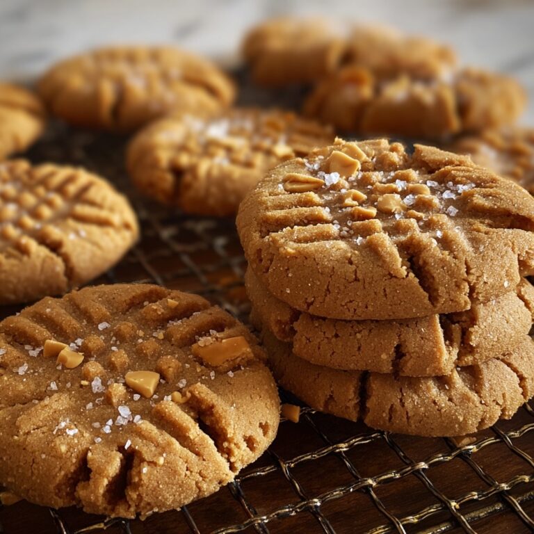 Gourmet Thick Peanut Butter Cookies Recipe