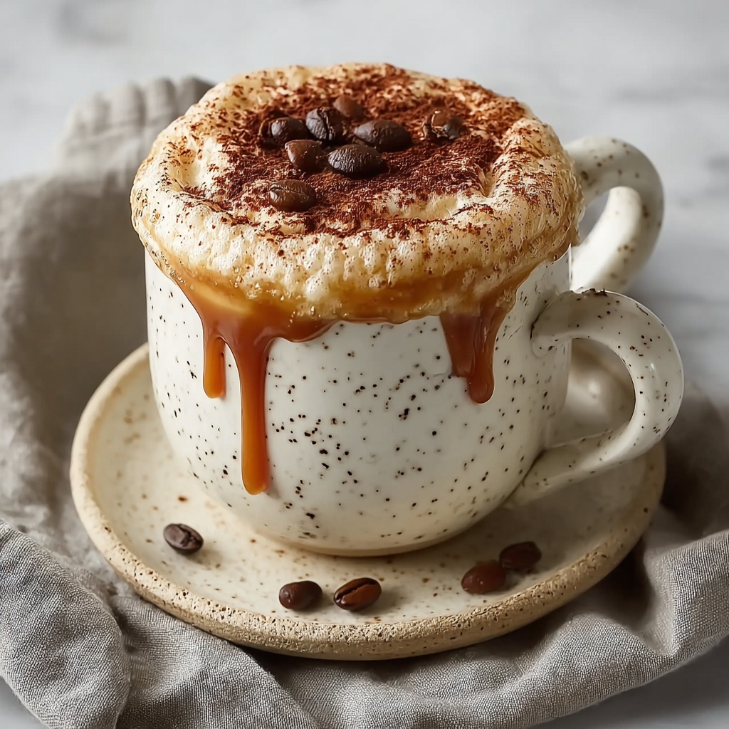 Keto Coffee Cake Mug Cake Recipe - Recipe Image