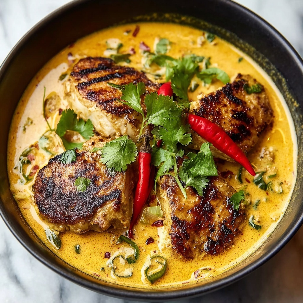 Low-Carb Spicy Brazilian Coconut Chicken Recipe - Recipe Image