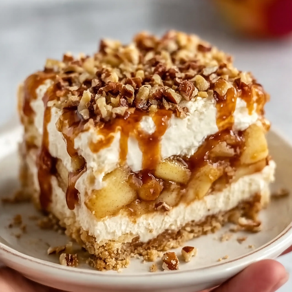 Best Apple Pie Stuffed Cheesecake Recipe - Recipe Image