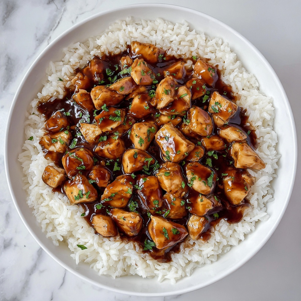 Honey BBQ Chicken Rice Recipe - Recipe Image