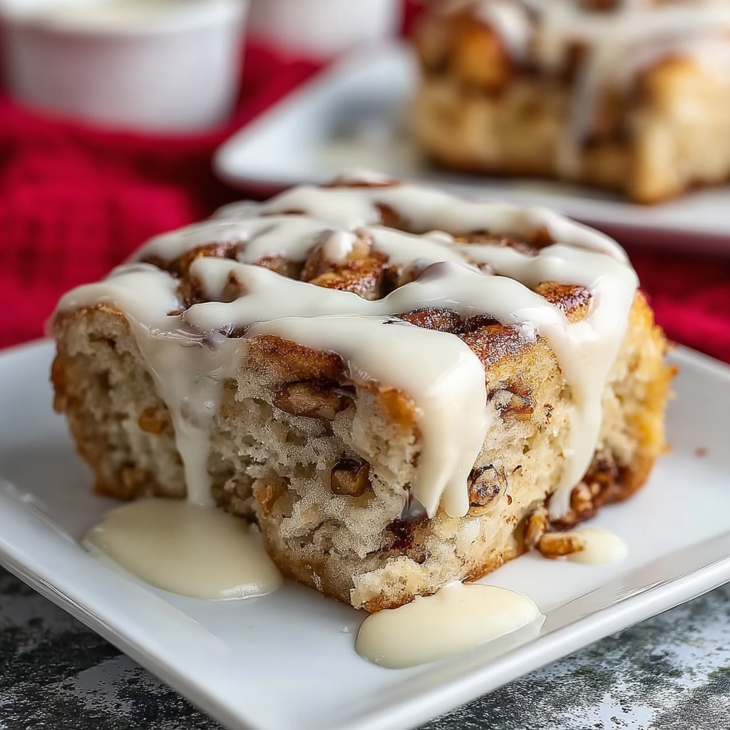 High-Protein Cinnamon Roll Baked Oatmeal Recipe - Recipe Image