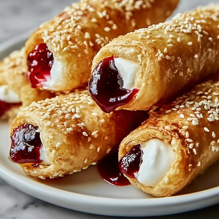 Air Fryer Cherry Cheesecake Egg Rolls Recipe