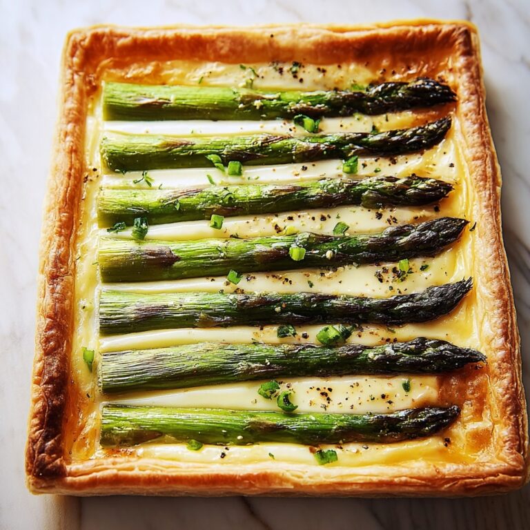 Asparagus and Goat Cheese Tart Recipe