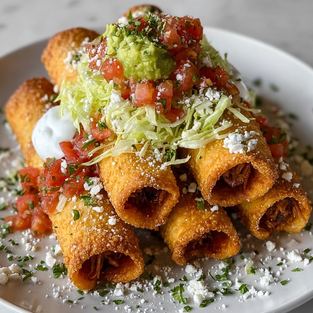Crispy Chicken Taquitos Recipe - Recipe Image