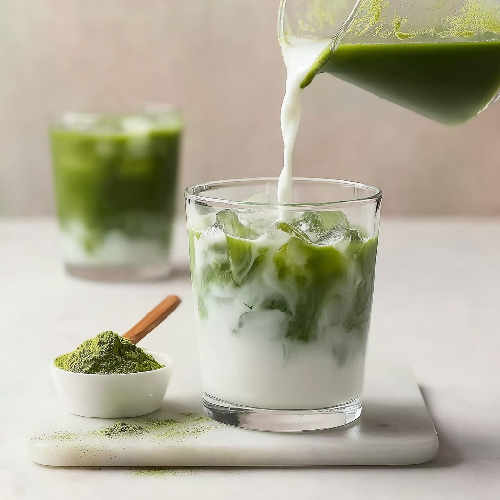 Iced Matcha Latte Recipe - Recipe Image