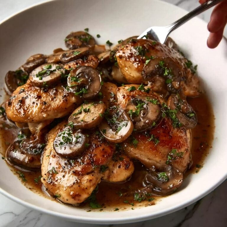Black Pepper Chicken with Mushrooms Recipe