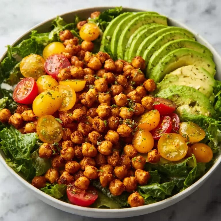 Crispy Chickpea & Avocado Salad Recipe
